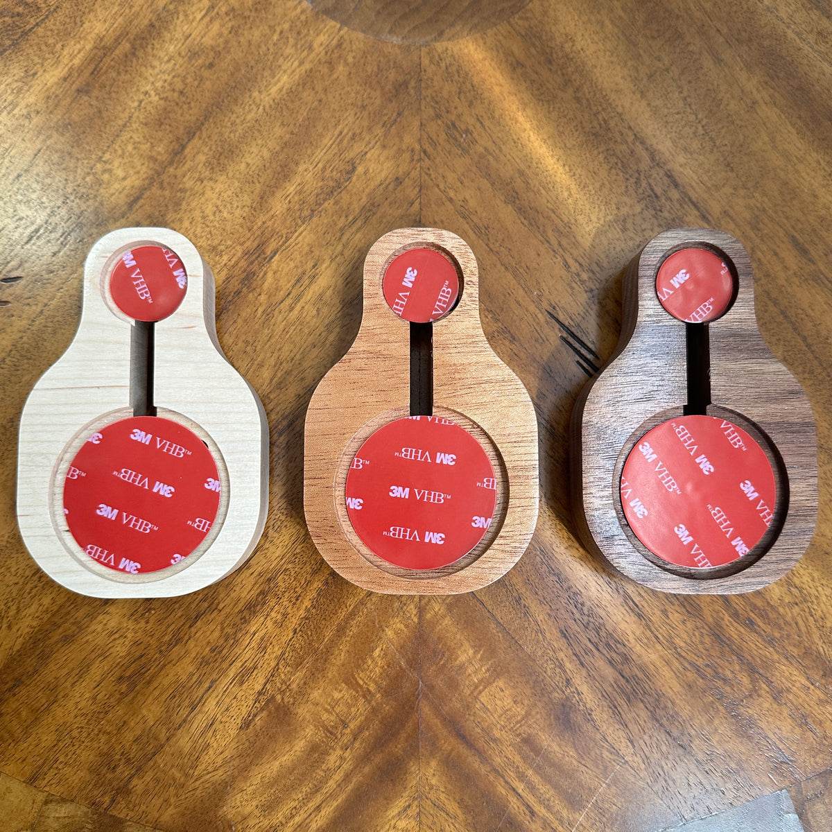 Walnut Wooden Charger Base Compatible with Apple MagSafe and Watch Chargers. Solid Wood. Handmade in USA.