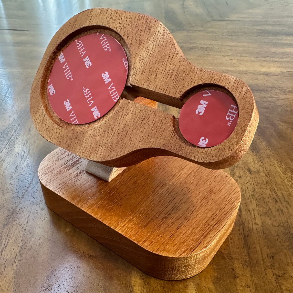 Mahogany Wooden Charger Stand Compatible with Apple MagSafe and Watch Chargers. Solid Wood. Handmade in USA. (Copy)